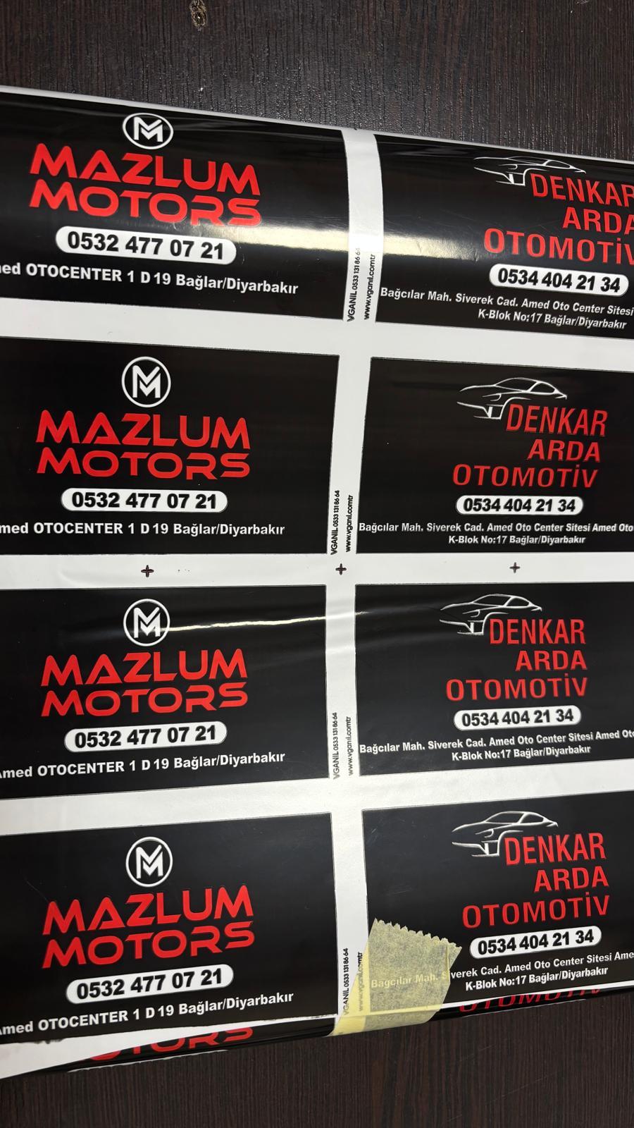 MAZLUM MOTORS - DENKAR ARDA OTOMOTİV