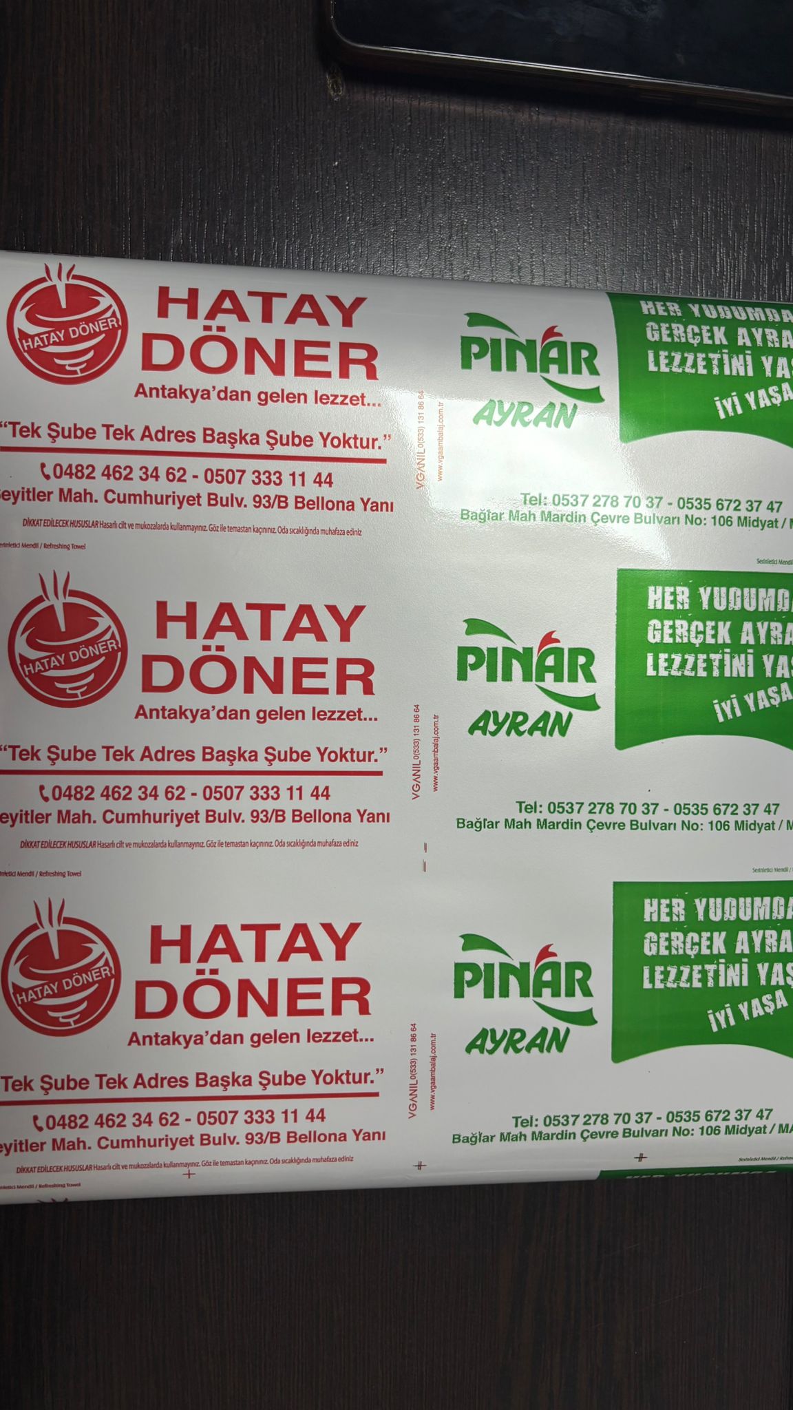 HATAY DÖNER - PINAR AYRAN