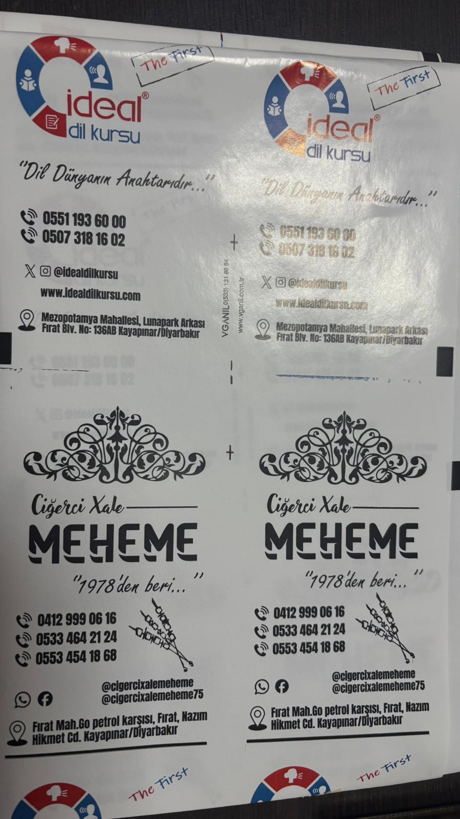 İDEAL DİL KURSU - CİĞERCİ XALE MEHEME 