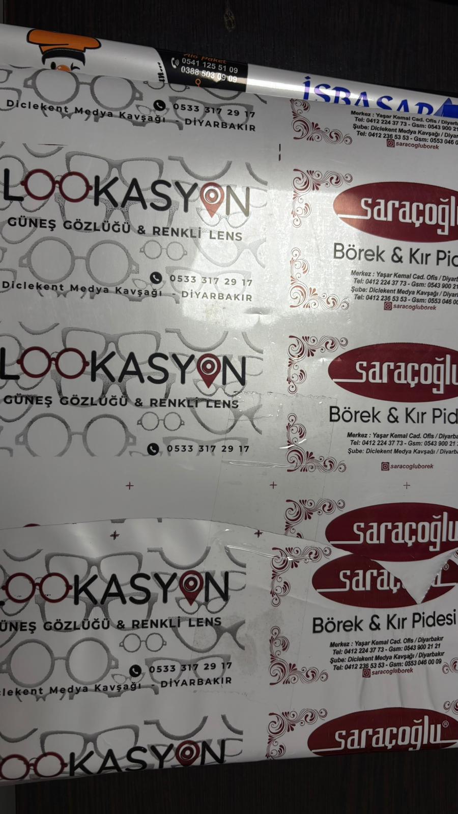 LOOKASYON GÖZLÜK - SARAÇOĞLU BÖREK