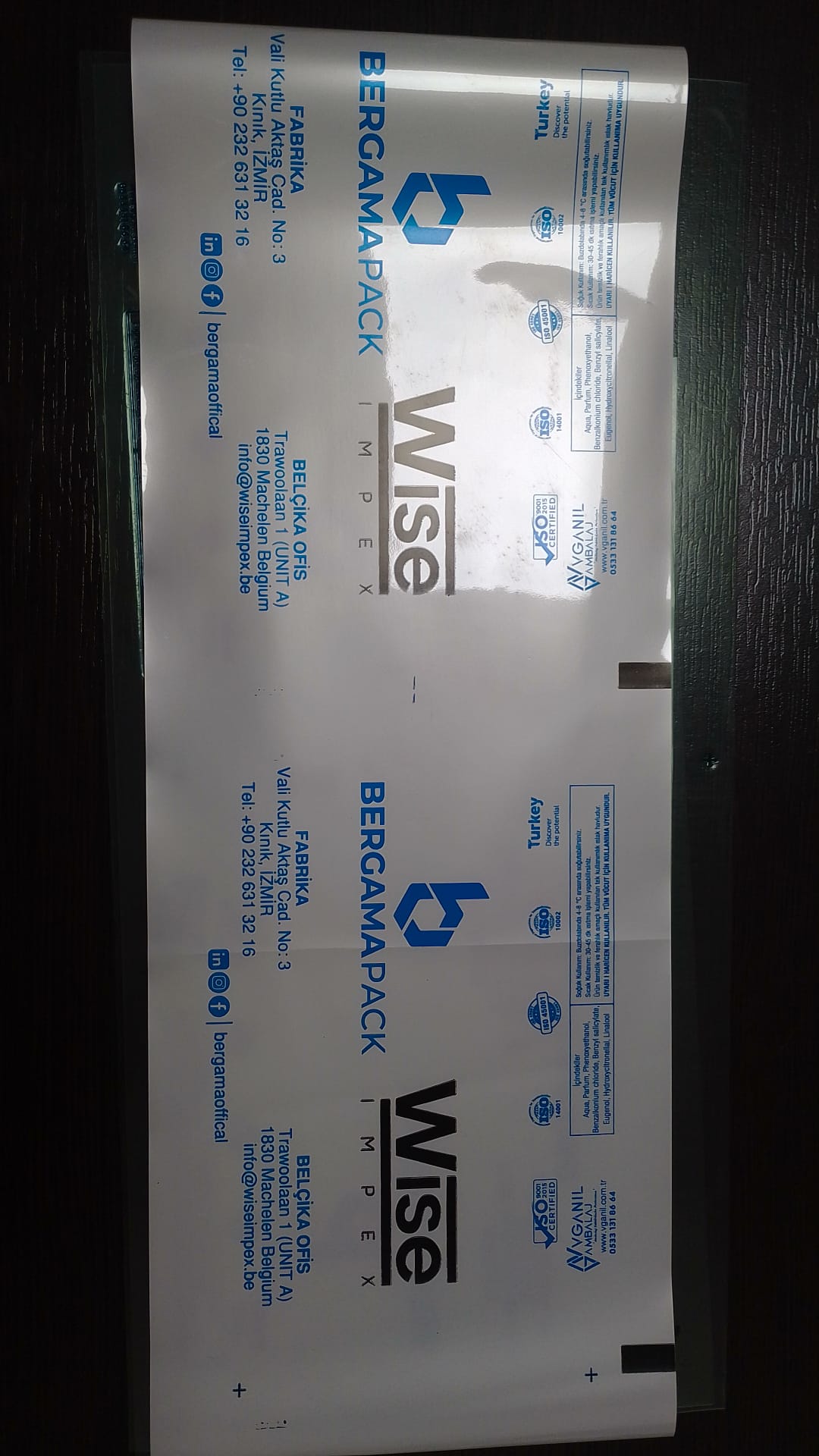 BERGAMA PACK - WISE IMPEX